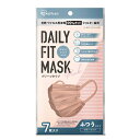 アイリスオーヤマ DAILY FIT MASK デイリー フィット マスク プリーツ ふつうサイズ ピンク RK-D7LP 7枚入