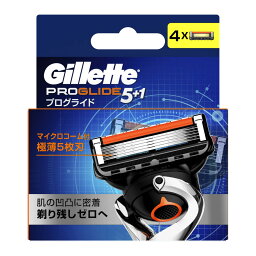 【送料込・まとめ買い×6個セット】P&G ジレット プログライド マニュアル 替刃 4B 4個入