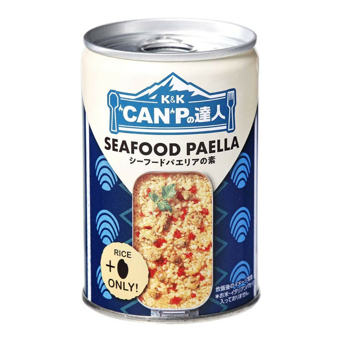 【送料込・まとめ買い×4個セット】国分 K&K CANPの達人 シーフードパエリアの素 270g