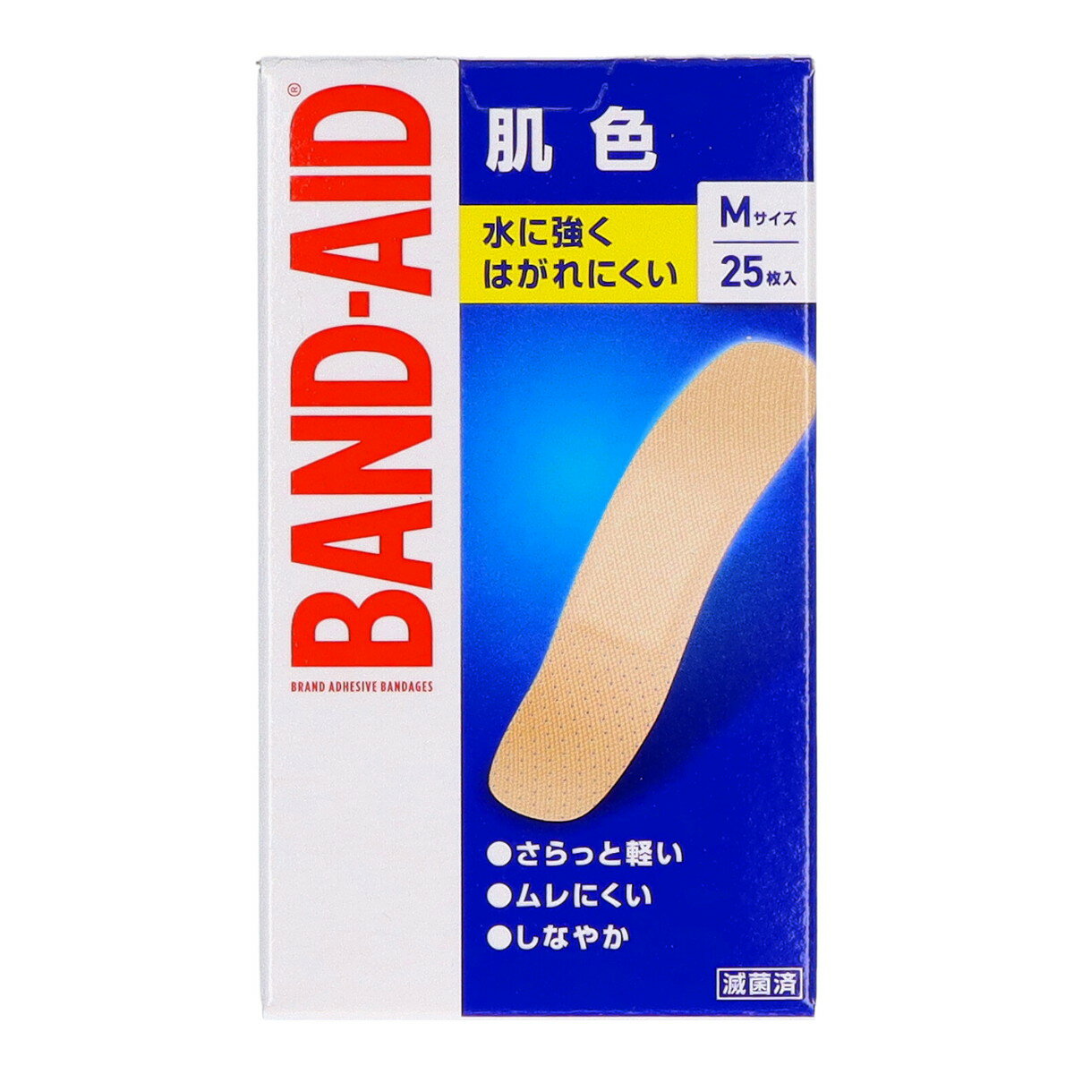 【×2個 配送おまかせ】BAND-AID バンドエイド 肌色 Mサイズ 25枚入