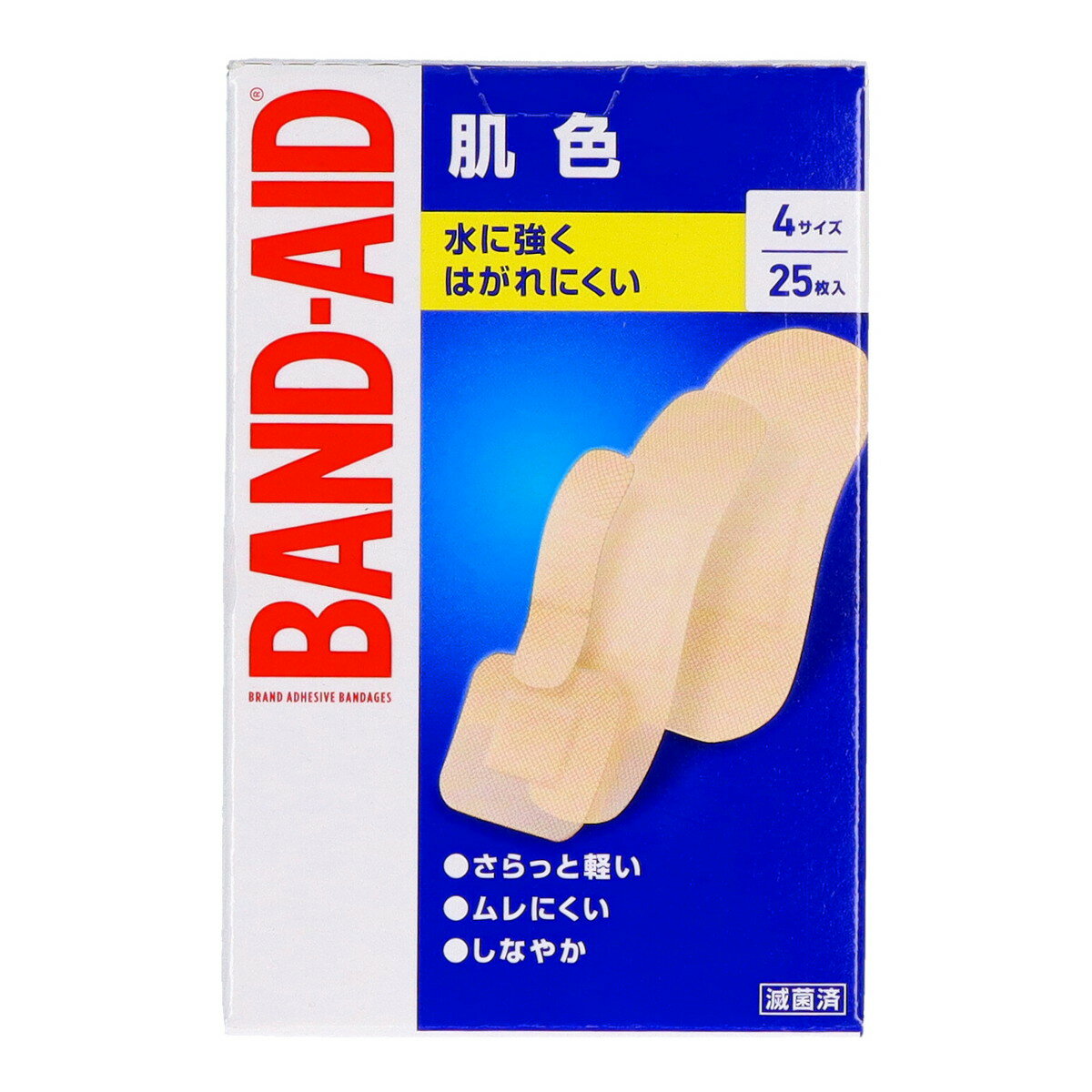 【×5個 配送おまかせ】BAND-AID バンドエイド 肌色 4サイズ 25枚入