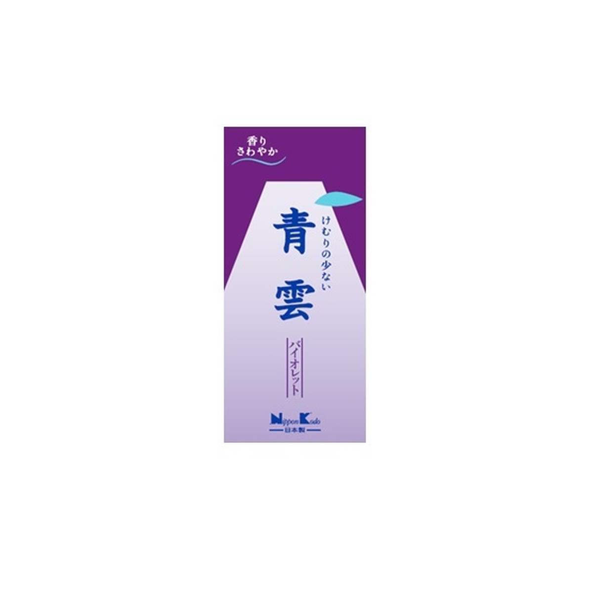 【配送おまかせ】日本香堂 青雲 バイオレット バラ詰 約80g 1個