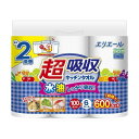【今だけお得!数量限定セール】大王製紙 エリエール 超吸収 キッチンタオル 100カット×6ロール◇