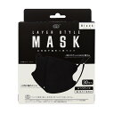 【今だけお得!数量限定セール】富士 LAYER STYLE MASK Black 立体型不織布3層マスク ブラック ふつうサイズ 30枚入◇