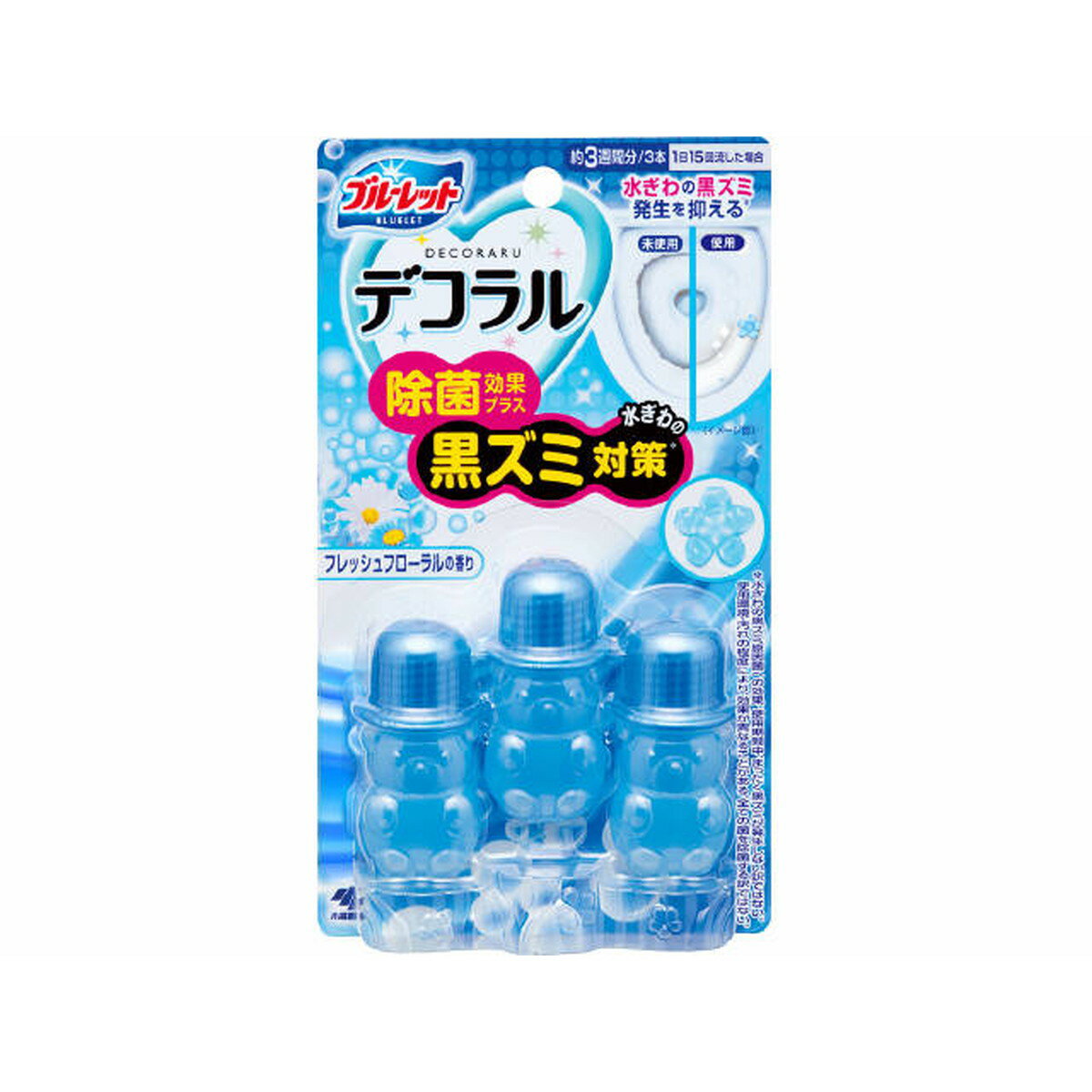 小林製薬 ブルーレット デコラル 除菌効果プラス フレッシュフローラル 22.5g