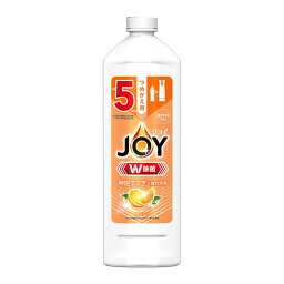 【送料込・まとめ買い×4個セット】P&G ジョイ JOY W除菌ジョイ コンパクト オレンジの香り 特大 つめかえ用 670ml