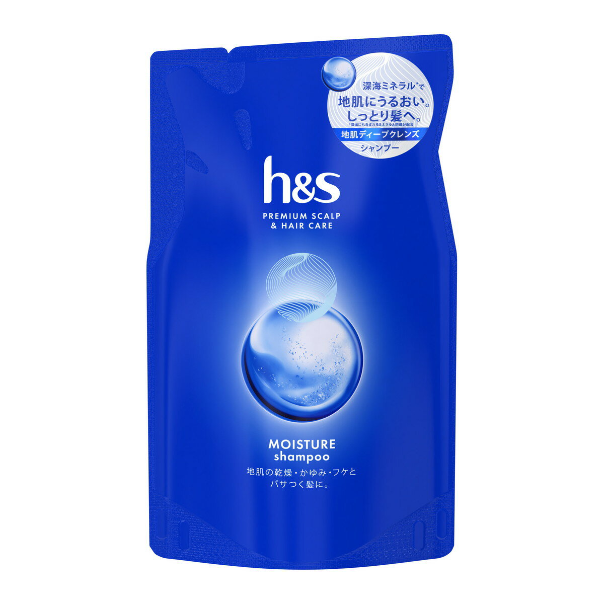 【送料込・まとめ買い×3個セット】P&G h&s エイチアンドエス モイスチャー シャンプー つめかえ 315ml