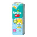 【送料込・まとめ買い×2個セット】P&G パンパース さらさらケア 風通しパンツ スーパージャンボ L 40枚 こども用紙おむつ