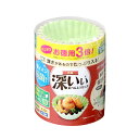 【送料込・まとめ買い×12個セット】東洋アルミ お徳用3倍 抗菌 深いぃ おべんとうカップ 深型 M 4色 174枚入