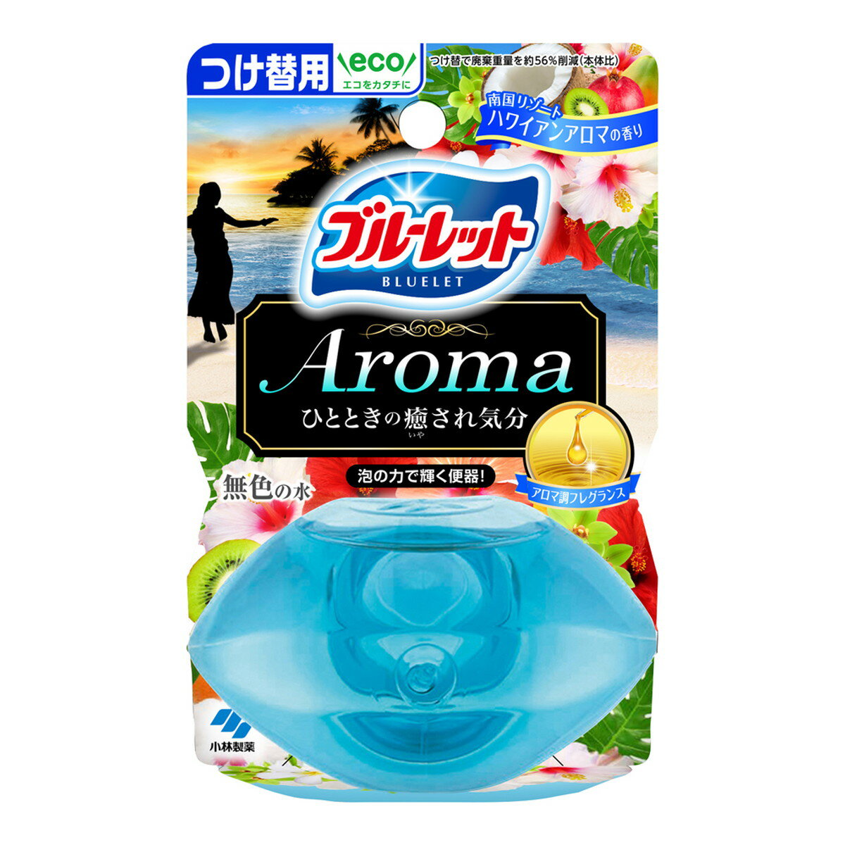 【今だけお得!数量限定セール】小林製薬 液体ブルーレット おくだけ アロマ つけ替用 南国リゾートハワイアンアロマの香り 70ml◇
