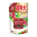 商品名：P&G レノア ハピネス 夢ふわタッチ ザクロ&フローラル つめかえ用 超特大サイズ 1220ml 柔軟剤内容量：1220mlJANコード：4987176192929発売元、製造元、輸入元又は販売元：P&G商品番号：101-r001-4987176192929商品説明●乾燥した肌にシルクのようななめらかさ秋冬のニットももうチクチクしないで、とろける肌ざわりに！●ナチュラルザクロ＆フローラルもぎたてのように弾けるナチュラルザクロ＆フローラル。しあわせ気分きたされる、花と果実のアンサンブル。●汗をかいても防臭●部屋干しOK（いい香り）●赤ちゃん用衣類もやわらかく●静電気を抑制広告文責：アットライフ株式会社TEL 050-3196-1510 ※商品パッケージは変更の場合あり。メーカー欠品または完売の際、キャンセルをお願いすることがあります。ご了承ください。