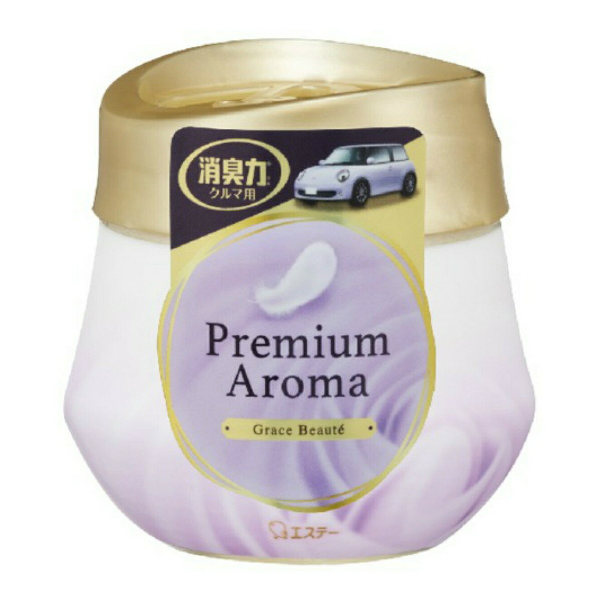 クルマの消臭力 Premium Aroma (プレミアムアロマ) ゲルタイプ グレイスボーテ 90g