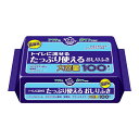 日本製紙クレシア アクティ トイレに流せる たっぷり使える おしりふき 100枚入