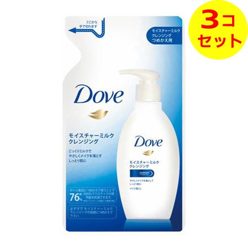 区分：化粧品「ダヴ モイスチャーミルク クレンジング つめかえ用 180ml」は、こっくりミルクでしっとりやさしいクレンジングミルク(詰替用)です。なめらかでリッチなテクスチャーのこっくりミルクで、メイクをやさしく溶かし出します。肌の内側(角質層)までうるおいを与える、うるおい美容液「ニュートリアムモイスチャー*」を配合。洗い上がりしっとり肌に導きます。ぬれた手・顔でもつかえます。ナチュラルなホワイトフローラルの香り。つめかえ用。*うるおい成分：ステアリン酸、グリセリン水溶液化粧品　>　クレンジング・洗顔　>　クレンジング　>　クレンジングミルク　>　原産国：日本発売元、製造元、輸入元又は販売元：ユニリーバ・ジャパン株式会社広告文責：アットライフ株式会社TEL 050-3196-1510※商品パッケージは変更の場合あり。メーカー欠品または完売の際、キャンセルをお願いすることがあります。ご了承ください。