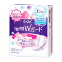【今だけお得!数量限定セール】P&G ウィスパー 1枚2役Wガード おりもの&水分ケア パンティライナー 15cc 32枚入◇