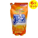 【送料込】 ロケット石鹸 オレンジフレッシュ オレンジオイル配合 詰替用 500ml ×6個セット