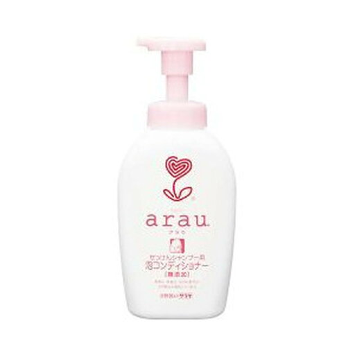 サラヤ arau.(アラウ) 泡コンディショナー 本体 500ml 香料、着色料、保存料無添加 サラヤ arau.(アラウ) 泡コンディショナー 本体 500ml 香料、着色料、保存料無添加