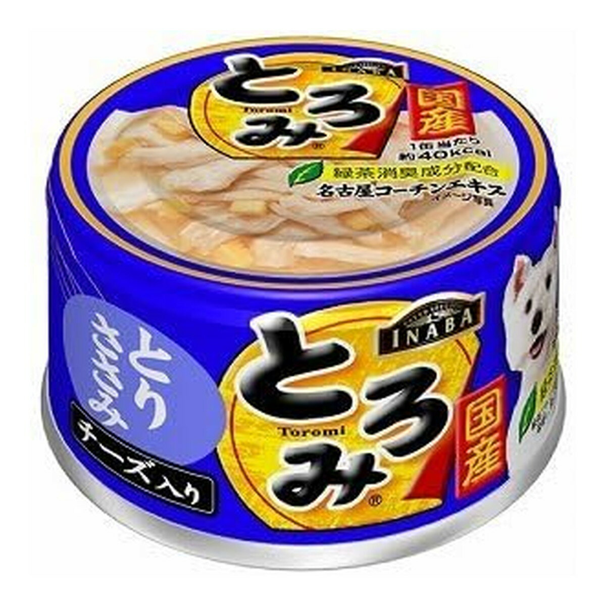 【送料込・まとめ買い×6個セット】いなばペットフード いなば とろみ とりささみチーズ入り 80gのサムネイル