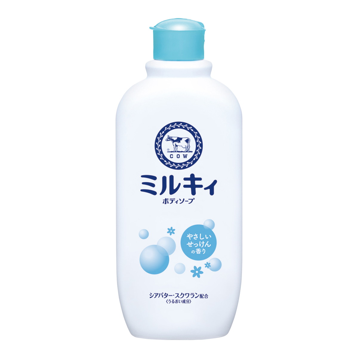 商品名：牛乳石鹸 ミルキィ ボディソープ やさしいせっけんの香り レギュラー 270ml 液体タイプ内容量：270mlJANコード：4901525011723発売元、製造元、輸入元又は販売元：牛乳石鹸共進社原産国：日本区分：化粧品商品番号：101-4901525011723商品説明110年以上やさしさにこだわってきた牛乳石鹸のやさしいせっけんの香りのボディソープ。クリーミィな泡で肌のうるおいを守り、すべすべ肌に。赤ちゃんから大人まで家族みんな心地良く使えます。シアバター・スクワラン（うるおい成分）配合。お湯を含ませたタオルやスポンジなどに適量を出し、よく泡立ててから洗い、あとはよくすすいでください。広告文責：アットライフ株式会社TEL 050-3196-1510 ※商品パッケージは変更の場合あり。メーカー欠品または完売の際、キャンセルをお願いすることがあります。ご了承ください。