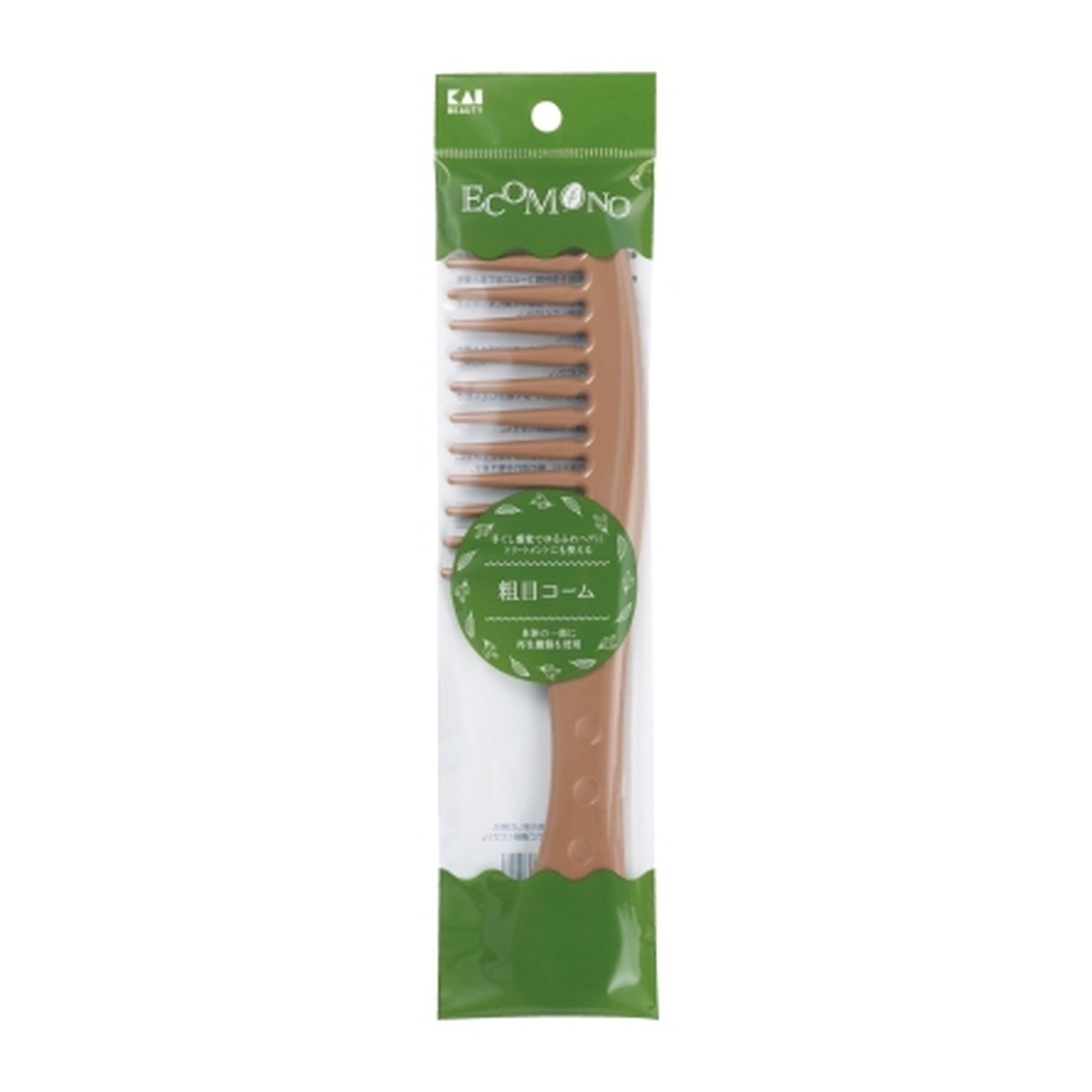 商品名：貝印 KQ3189 ECOMONO 粗目 コーム内容量：1個JANコード：4901601076516発売元、製造元、輸入元又は販売元：貝印商品番号：101-m001-4901601076516広告文責：アットライフ株式会社TEL 050-3196-1510 ※商品パッケージは変更の場合あり。メーカー欠品または完売の際、キャンセルをお願いすることがあります。ご了承ください。