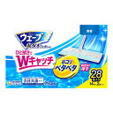 【今だけお得!数量限定セール】ユニ・チャーム ウェーブ 超保水ウェットシート フロア用 無香 大容量パック 28枚入 各社共通タイプ フロアシート◇