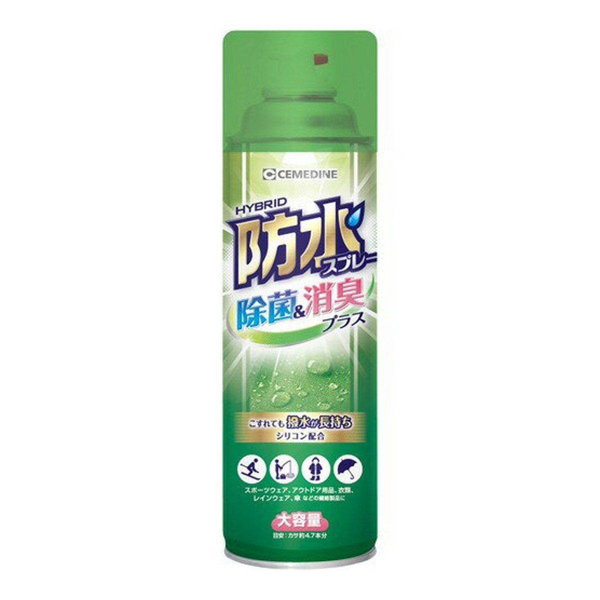 【送料込・まとめ買い×2個セット】セメダイン 防水スプレー 除菌&消臭プラス 330mL