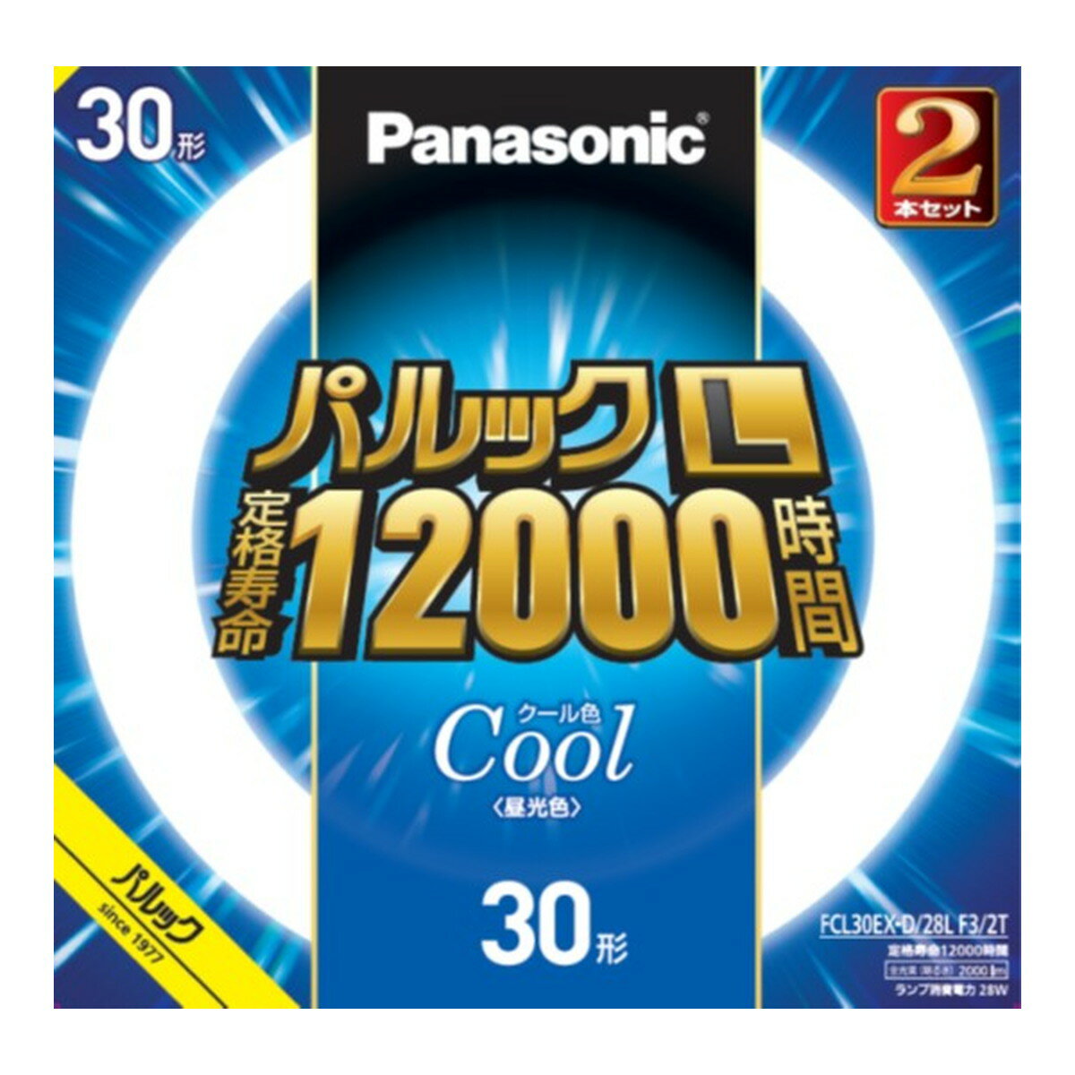 パナソニック Panasonic FCL30EXD28LF32T パルック L 蛍光灯 30形 クール色 2本セット