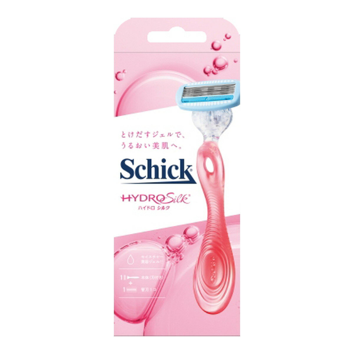 Schick ハイドロシルク ホルダー ホルダーに装着済み刃+替刃1コ 女性用カミソリ