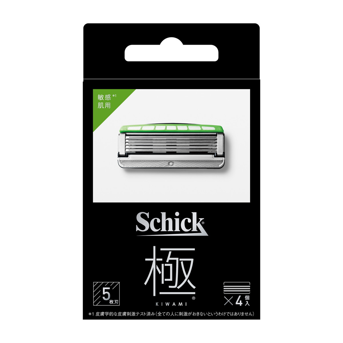 【送料込・まとめ買い×6個セット】シック・ジャパン Schick シック キワミ KIWAMI 極 敏感肌 替刃 4コ入