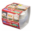 【送料込・まとめ買い×5個セット】エビス パックスタッフ ごはん専用 冷凍保存容器 一膳 4個入
