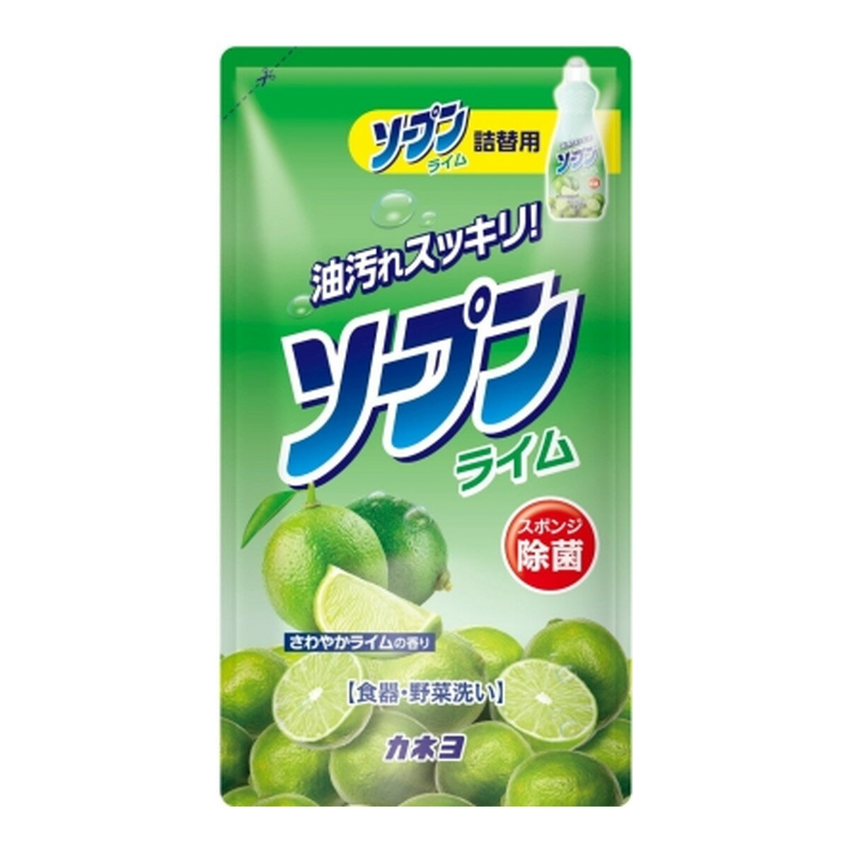 カネヨ石鹸 ソープン ライム 詰替 500ml