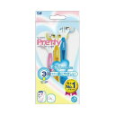 【今だけお得!数量限定セール】貝印 GA0007 Pretty プリティーボディT 3枚刃 3本入 ( 4901331000195 )◇