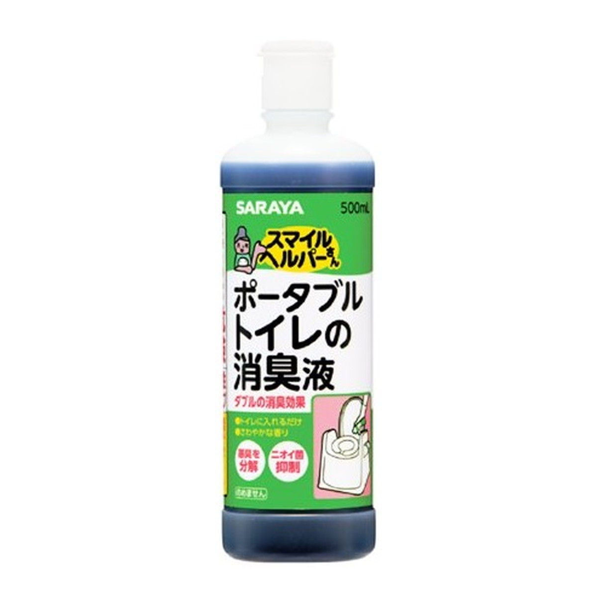 サラヤ スマイルヘルパーさん ポータブルトイレの消臭液 500ml