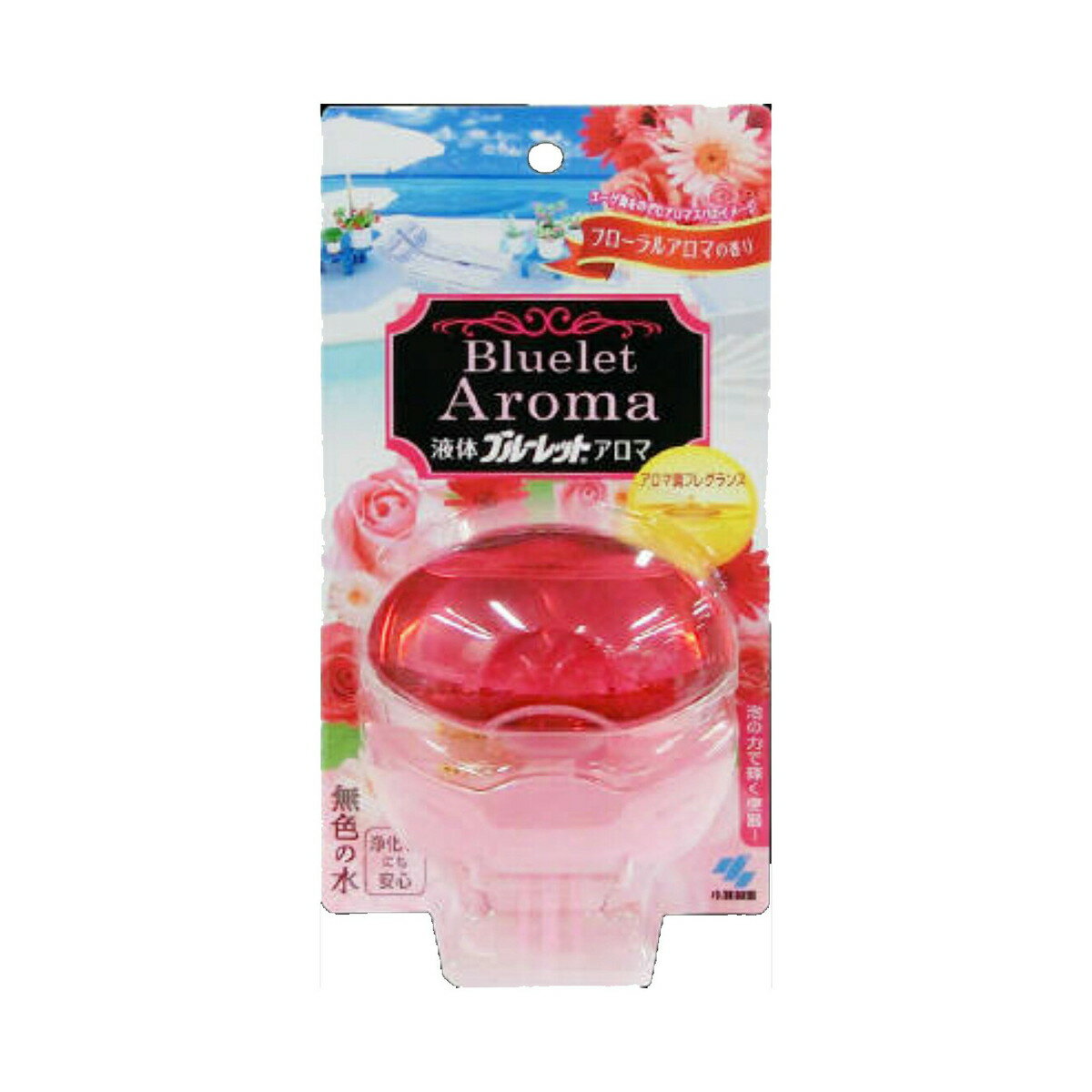 【今だけお得!数量限定セール】小林製薬 液体ブルーレットアロマ フローラルアロマの香り 無色の水 本体 ( 4987072025734 )◇