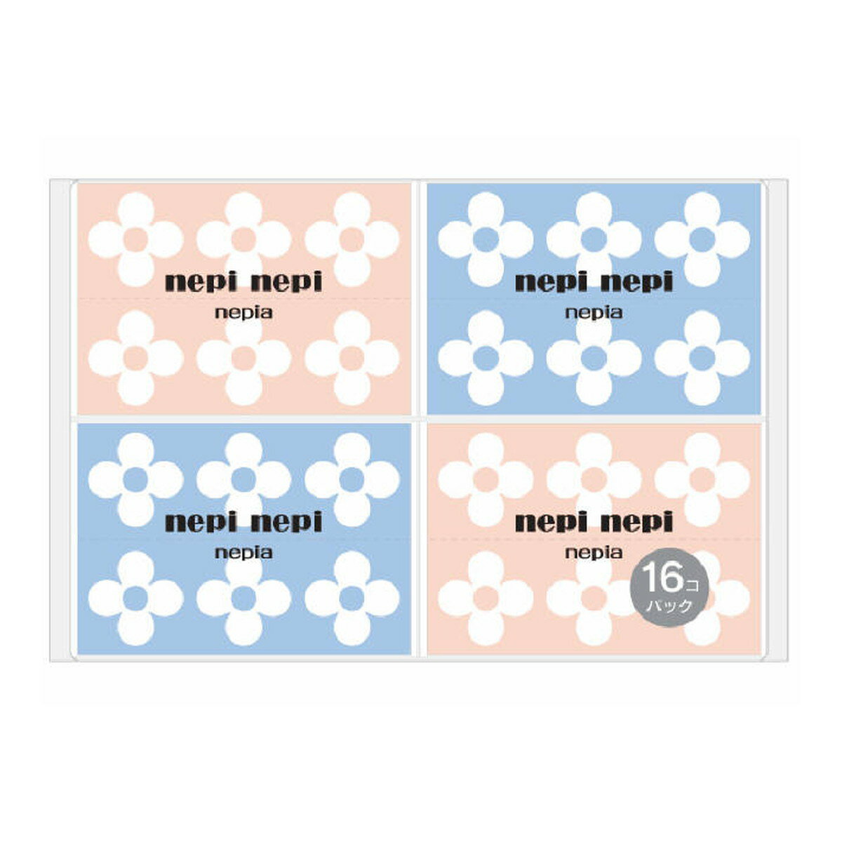 【送料込・まとめ買い16コパック×40個セット】王子ネピア ネピア ネピネピ ポケットティシュ 16コパッ..