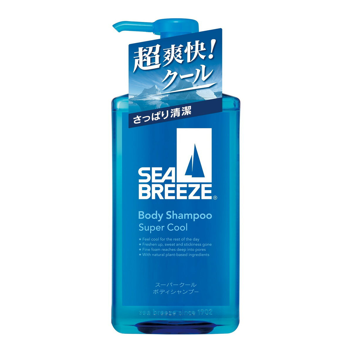 【送料込・まとめ買い×3個セット】ファイントゥデイ シーブリーズ スーパークール ボディシャンプー f 490mL ボディソープ