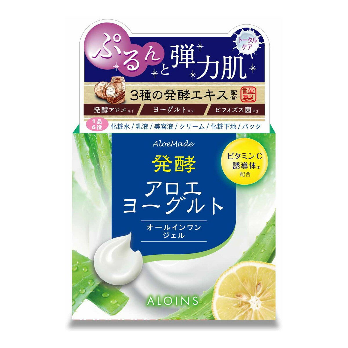 アロインス化粧品 アロエメイド 発酵アロエヨーグルト オールインワンジェル 100g