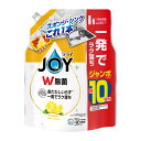 【送料込・まとめ買い×5個セット】P&G ジョイ W除菌 贅沢シトラスレモンの香り つめかえ用 ジャンボ 1300mL 食器用洗剤