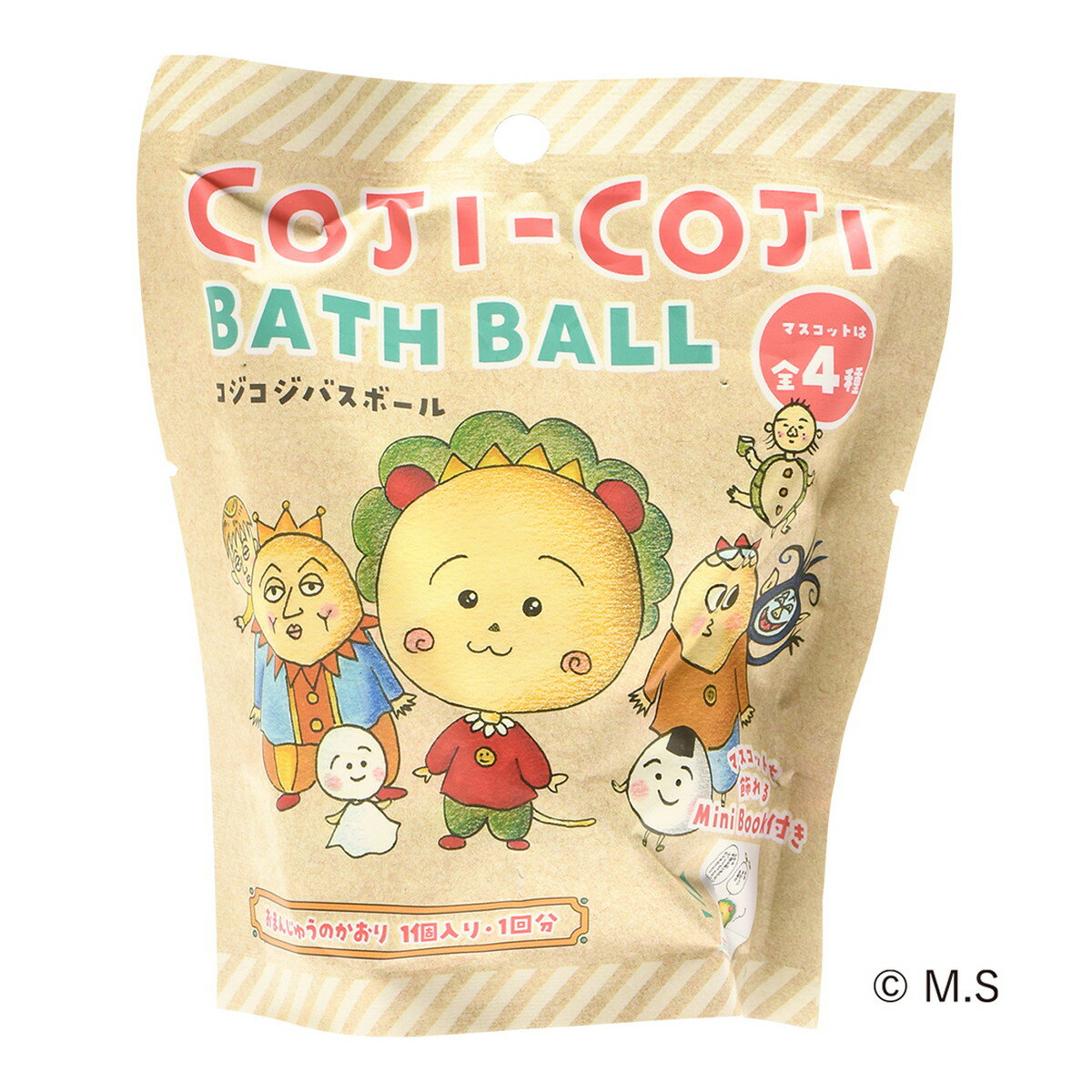 【送料込・まとめ買い×5個セット】ノルコーポレーション コジコジ バスボール おまんじゅうのかおり ※..