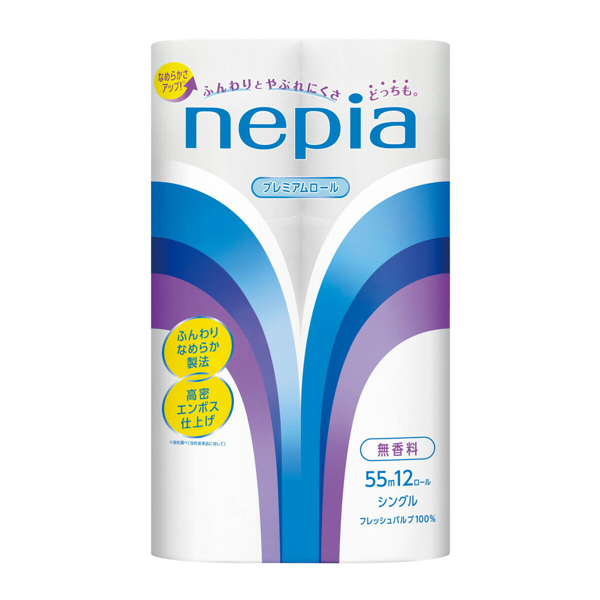 Single - 【送料込・まとめ買い×3個セット】王子ネピア ネピア nepia トイレットロール シングル 55m 12ロール入り