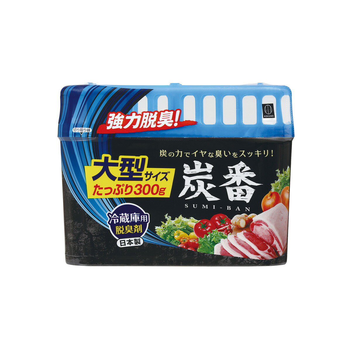 【送料込・まとめ買い×2個セット】小久保工業所 炭番 冷蔵庫用 脱臭剤 大型サイズ 300g