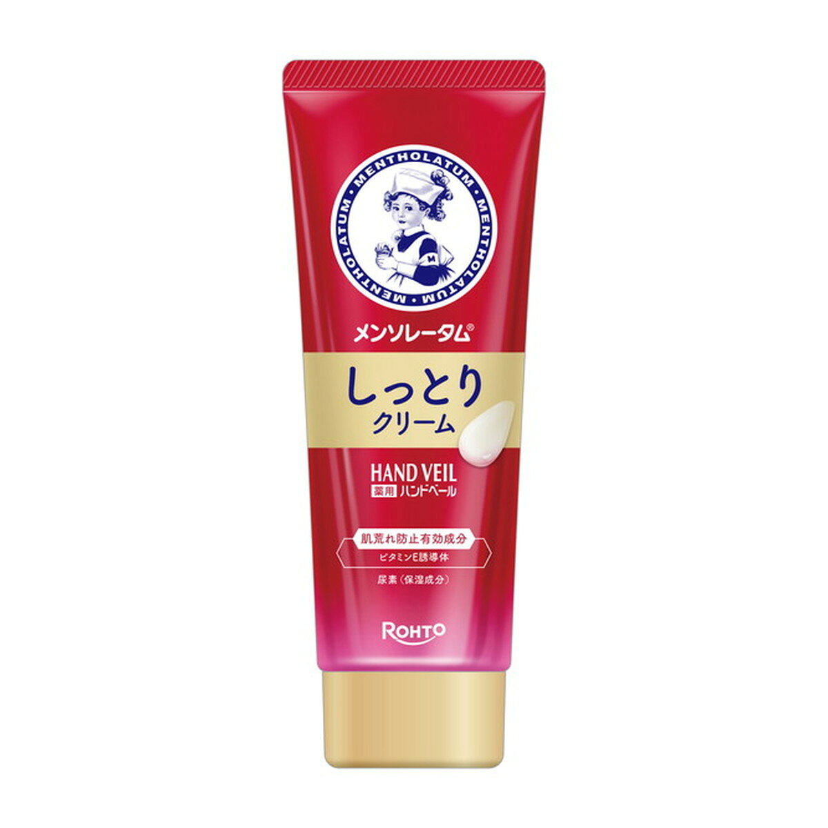 【送料込・まとめ買い×60個セット】ロート製薬 メンソレータム 薬用 ハンドベール しっとりクリーム ハンドクリーム 70g