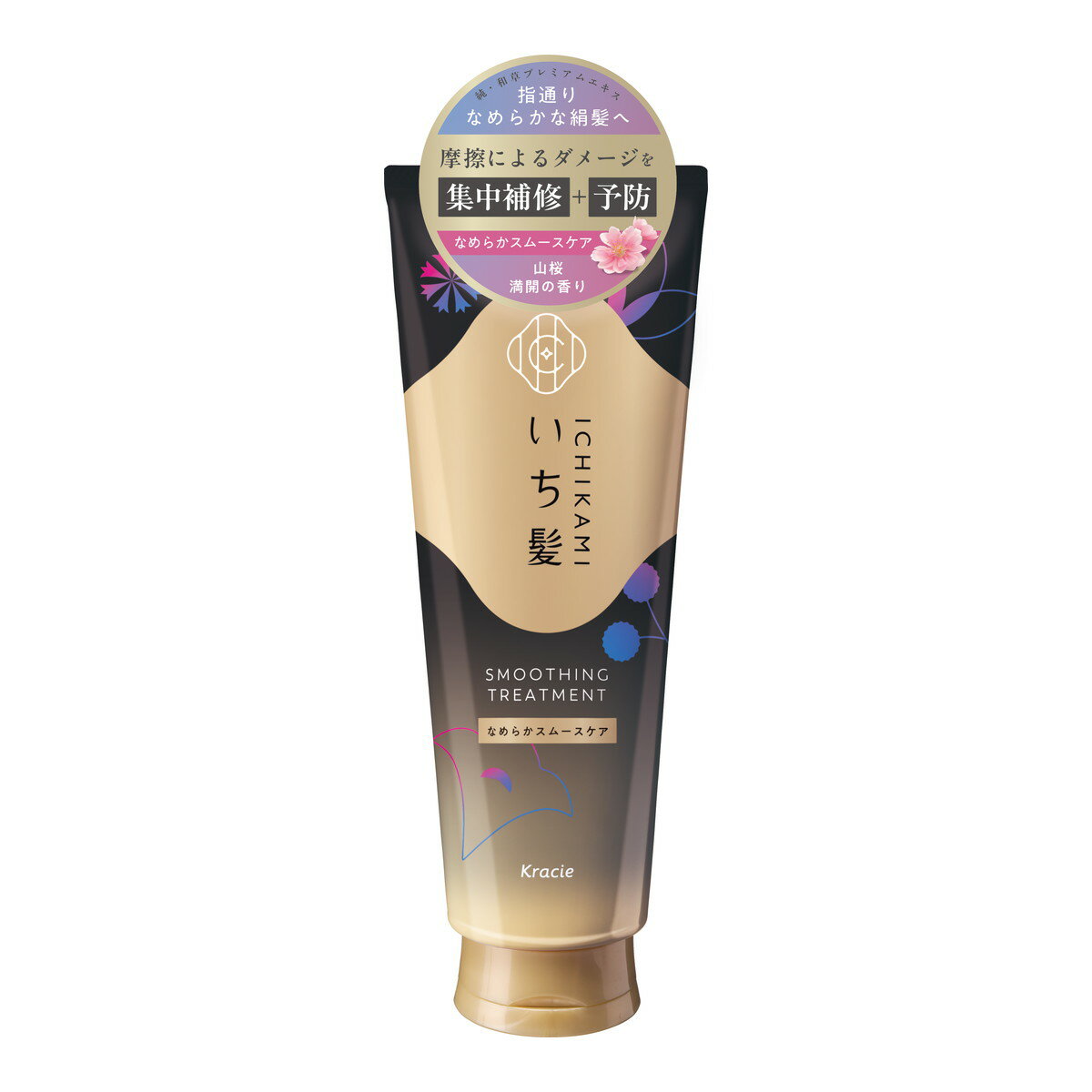 【送料込・まとめ買い×10個セット】いち髪 なめらかスムースケア トリートメント みずみずしく可憐な山桜満開の香り 230g