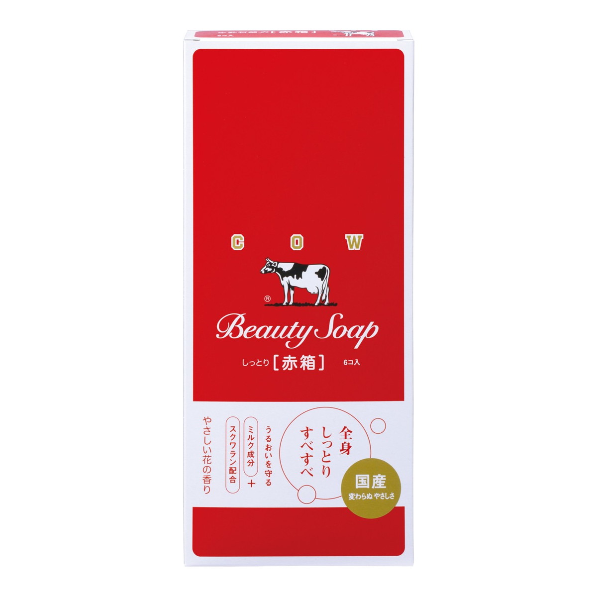 Soaps, Body Washes - 牛乳石鹸 カウブランド 赤箱 6コ入 せっけん