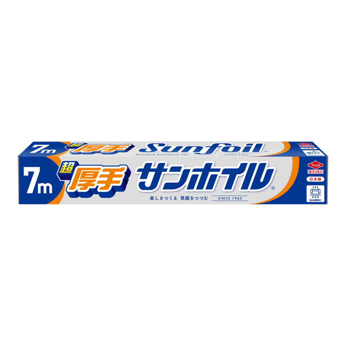 【送料込・まとめ買い×10個セット】東洋アルミ 超厚手 サンホイル 7m