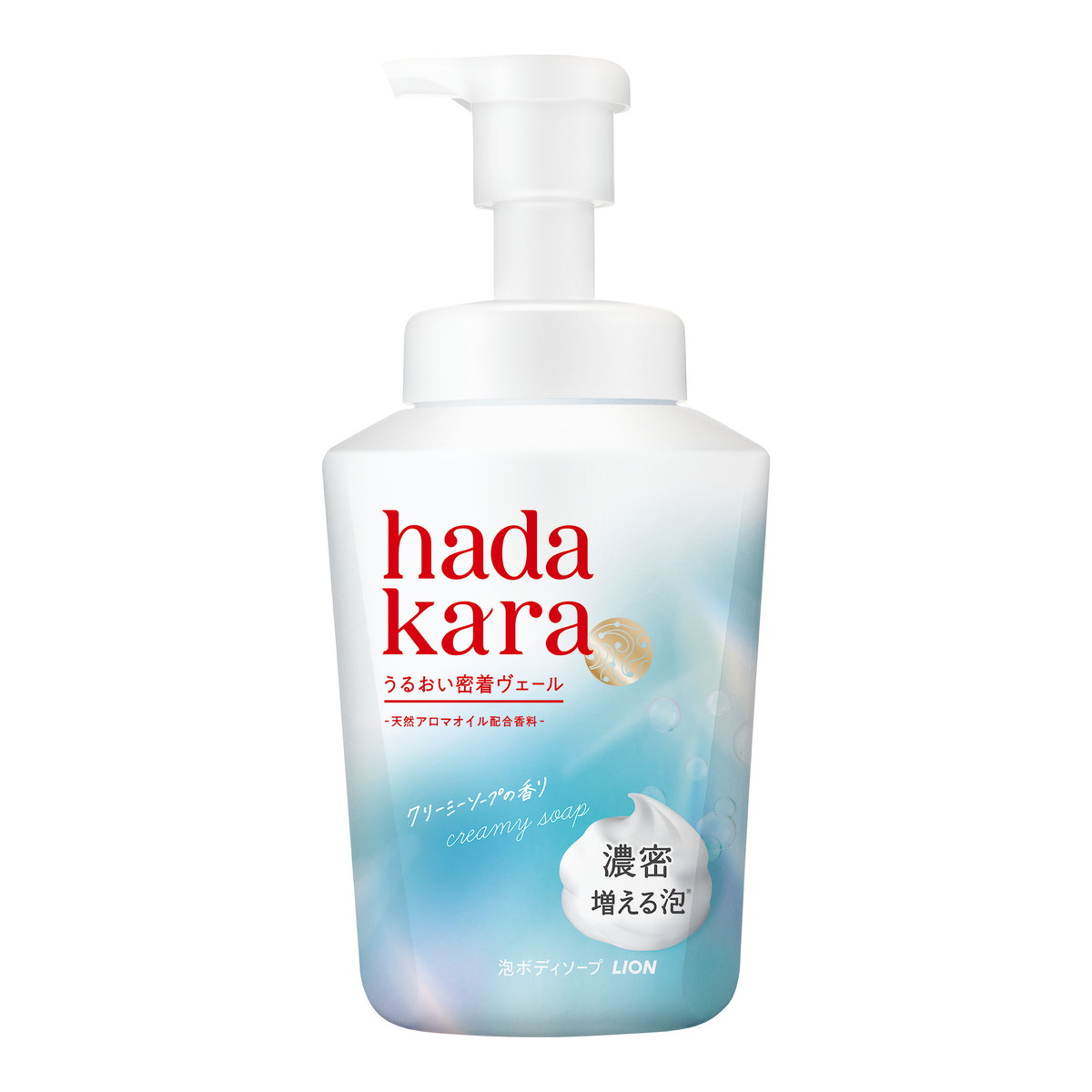 商品名：ライオン ハダカラ モイスト ボディケアソープ 泡タイプ クリーミーソープの香り 本体 ポンプ 540mL ボディソープ内容量：540mLJANコード：4903301378495発売元、製造元、輸入元又は販売元：ライオン原産国：日本区分：化粧品商品番号：101-r002-4903301378495商品説明うるおい密着ヴェール処方で、洗うたび、お風呂あがりもうるおう肌へ。広告文責：アットライフ株式会社TEL 050-3196-1510 ※商品パッケージは変更の場合あり。メーカー欠品または完売の際、キャンセルをお願いすることがあります。ご了承ください。