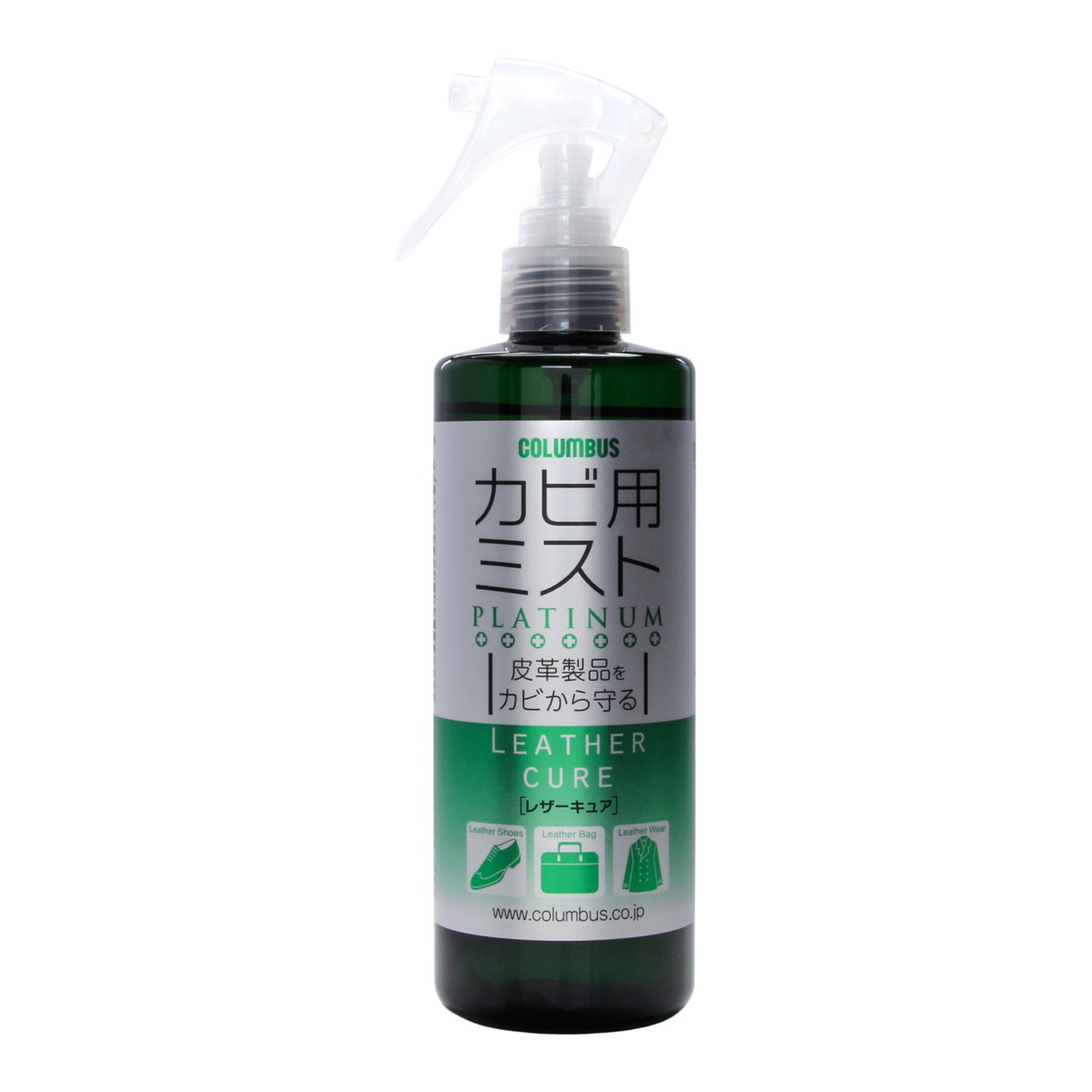 【送料込・まとめ買い×5個セット】コロンブス COLUMBUS レザーキュア カビ用 ミストプラチナ 300ml