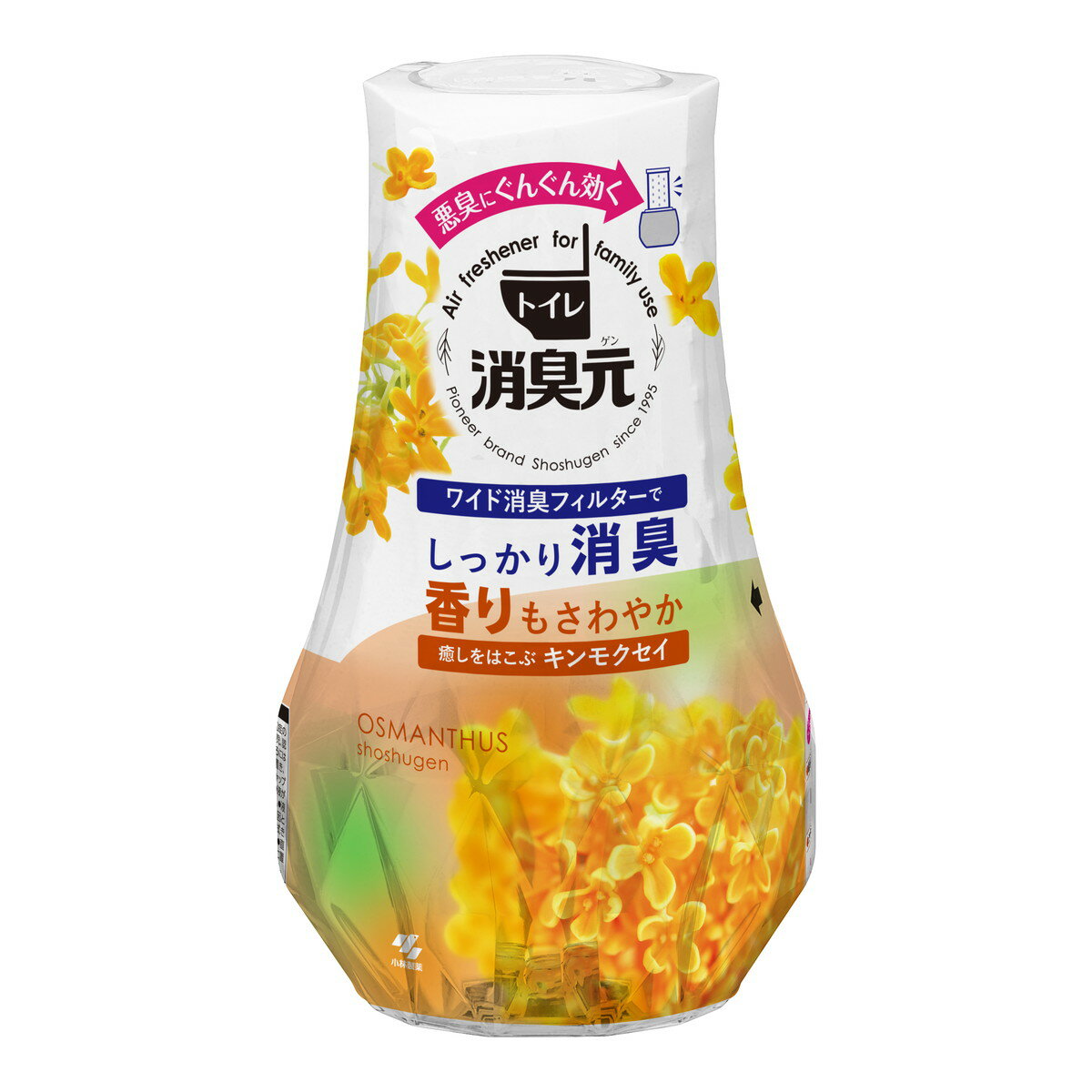 樂天商城 - 【送料込・まとめ買い×5個セット】小林製薬 トイレの消臭元 癒しをはこぶ キンモクセイ 400mL