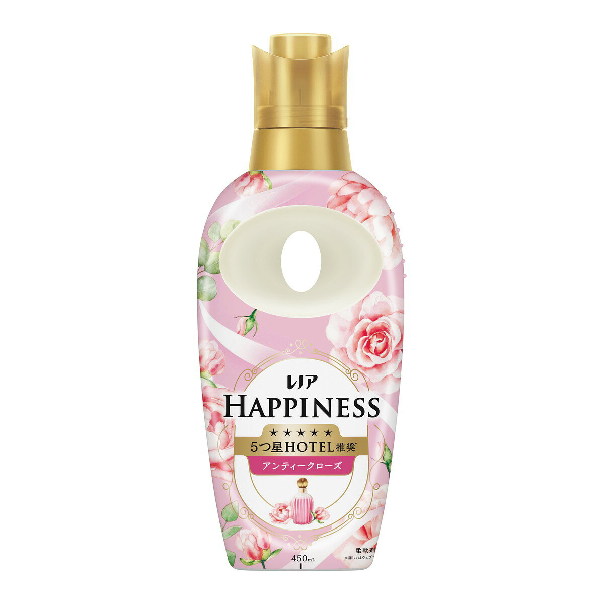 レノアハピネス 5つ星ホテル推奨 アンティークローズの香り 本体 450mL