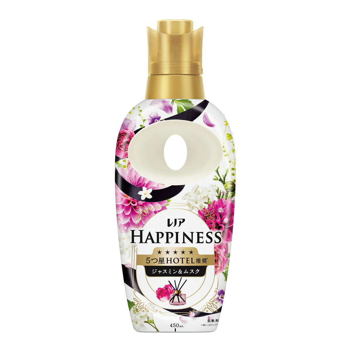 【今月のオススメ品】レノア ハピネス 夢ふわタッチ ジャスミン & ムスク 本体 450mL P&G